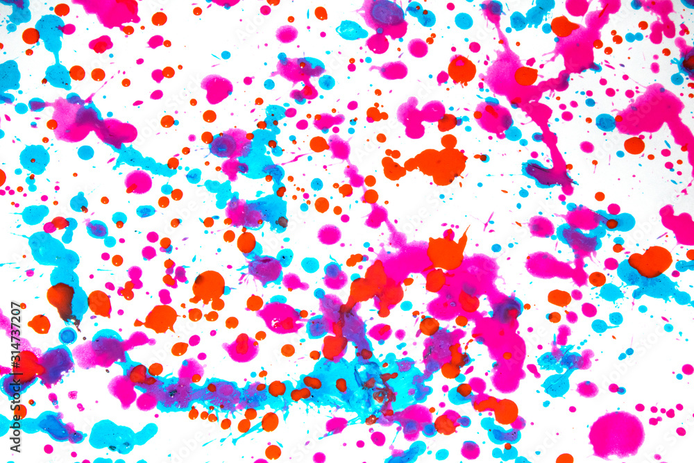 Acrylic Paint Blobs Splatters and spots for Background Acrylic Paint Blobs Splatters and spots for Background