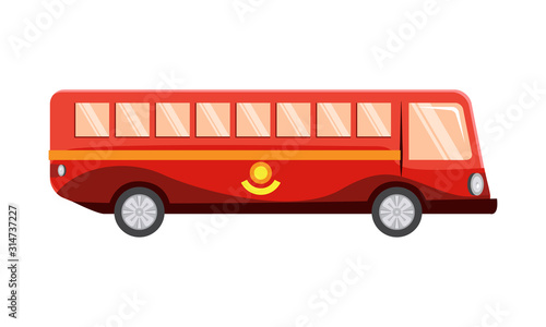 maharashtra state transport ( st) bus vector