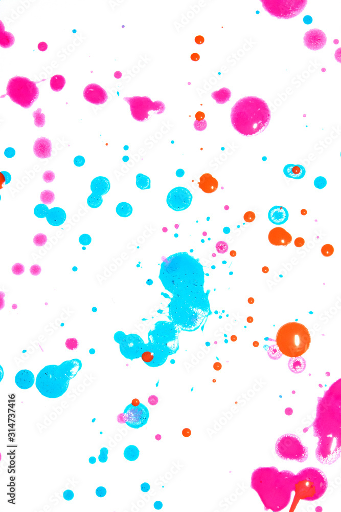 Acrylic Paint Blobs Splatters and spots for Background Acrylic Paint Blobs Splatters and spots for Background