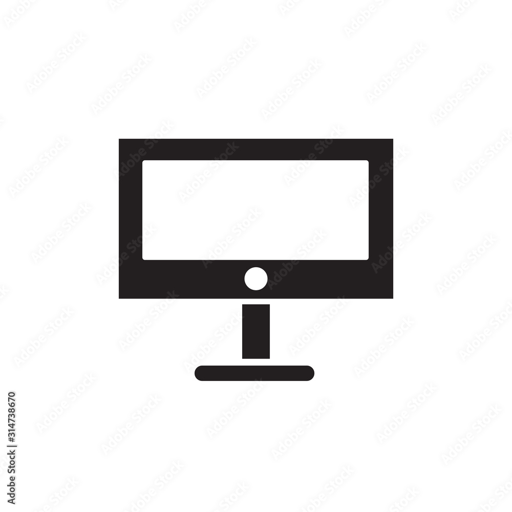 Monitor icon vector design template Monitor icon vector design template