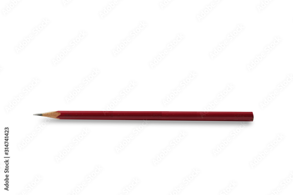 Pencil with Copy Space Isolated on a White Background. Pencil with Copy Space Isolated on a White Background.