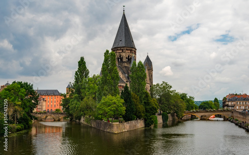 France - Church on a Small Island - Metz