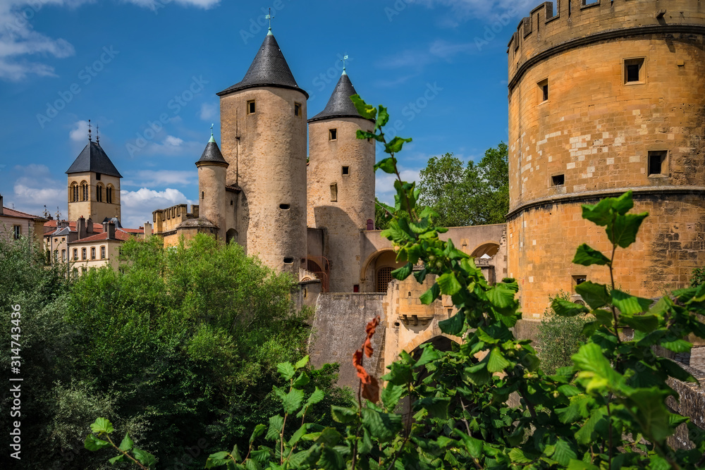 France - Medieval Castle in City Center - Metz