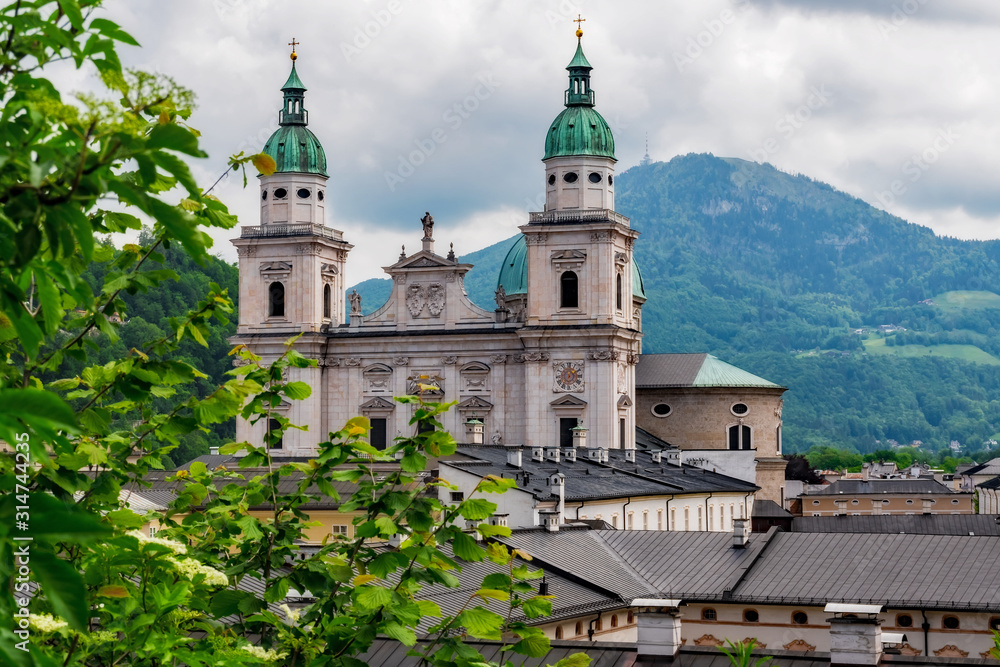 Austria - Spires of the Monastery - Salzburg