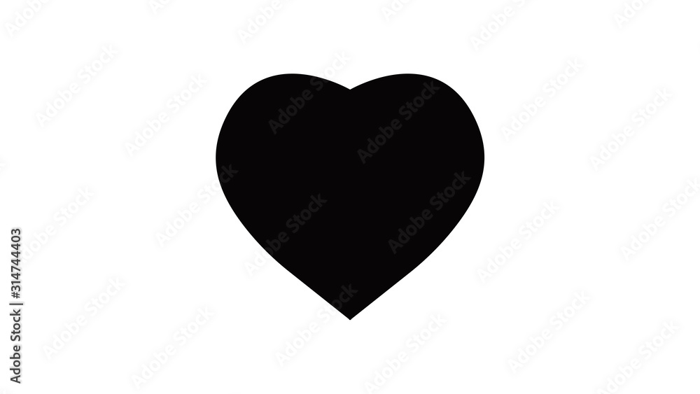 Heart icon background. Heart illustration 