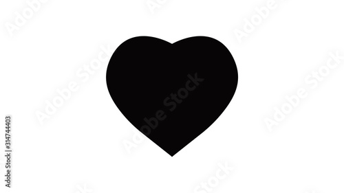 Heart icon background. Heart illustration  © meredesign