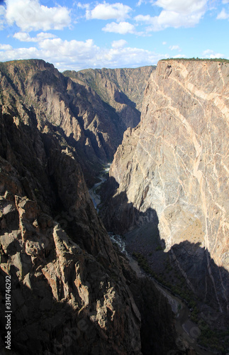 Black canyon park in Colorado, USA