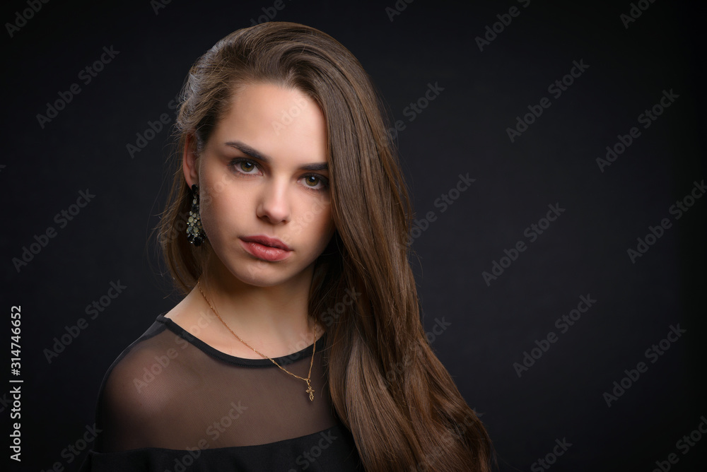 Portrait of pretty girl