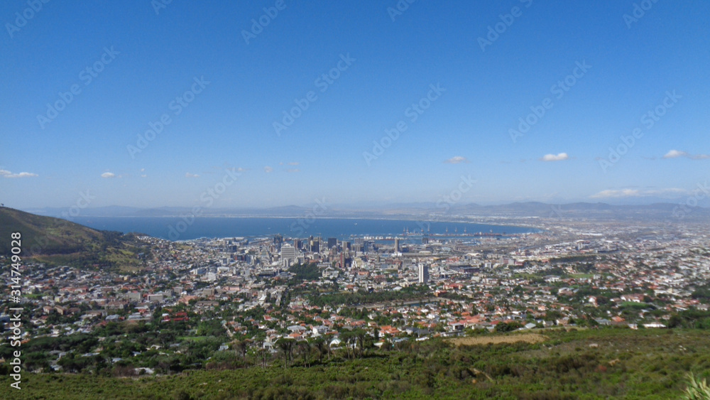view to cape town city in africa
