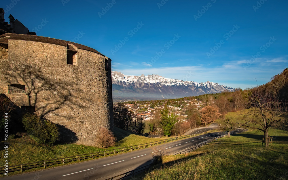 Liechtenstein - Overlook from the Castle - Vaduz