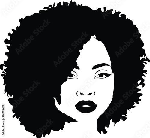 Afro Woman Black Magic Silhouette Magic