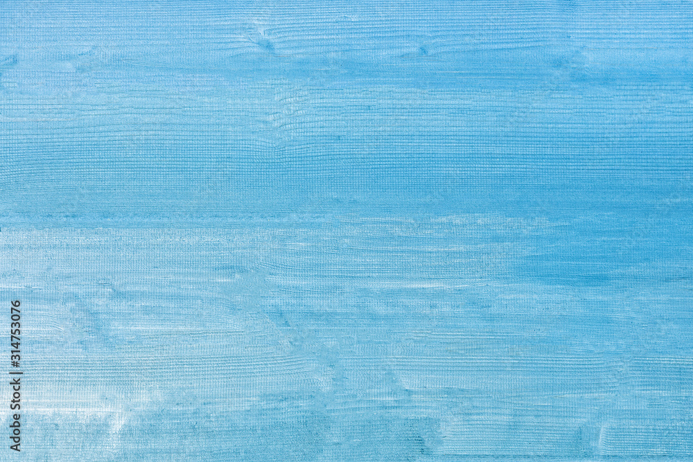 Fototapeta premium Old azure stained wood background texture