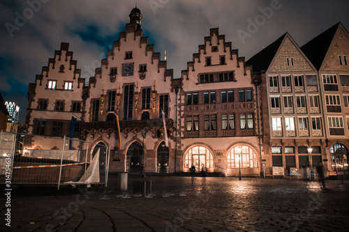  Dom-Römer. The city of old old building in the city of Frankfurt am Main. Old houses and buildings in Germany. 10.01.2020 Frankfurt am Main Germany.