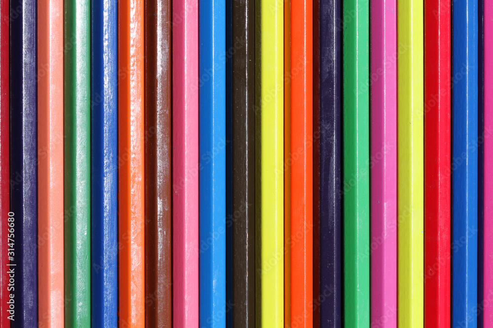 colorful pencill, wood background colorful pencill, wood background