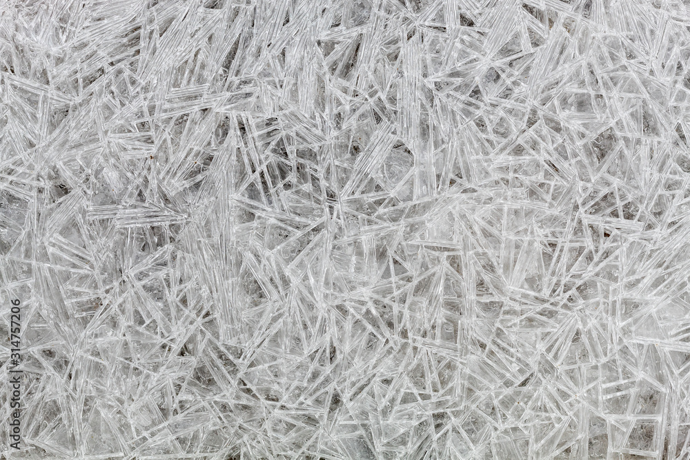 Top View Winter Ice Texture Top View Winter Ice Texture