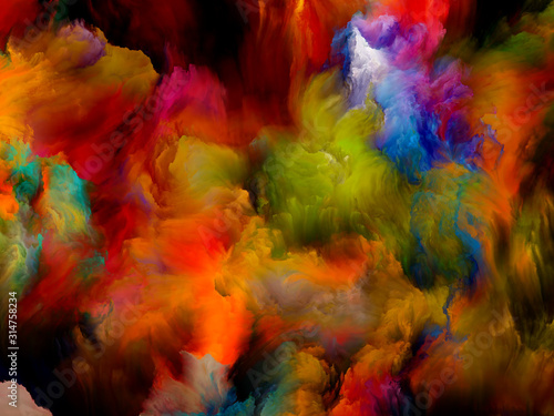 Fototapeta Naklejka Na Ścianę i Meble -  Illusion of Virtual Color