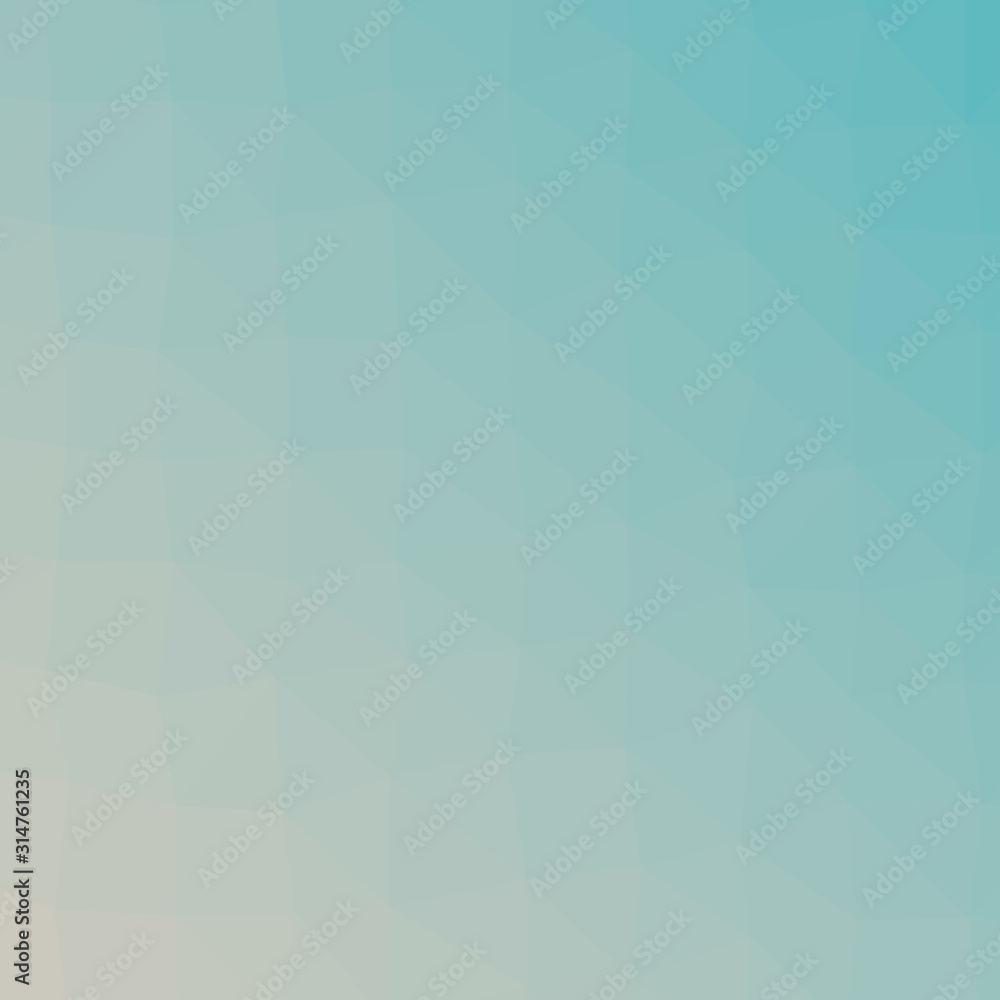 Fototapeta premium Abstract Low Polygon gradient Generative Art background illustration