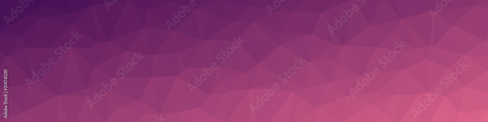 Fototapeta premium Abstract Low Polygon gradient Generative Art background illustration
