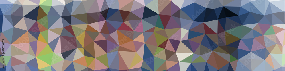 Obraz premium Abstract Low Polygon gradient Generative Art background illustration