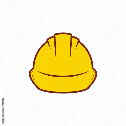 construction helmet vector