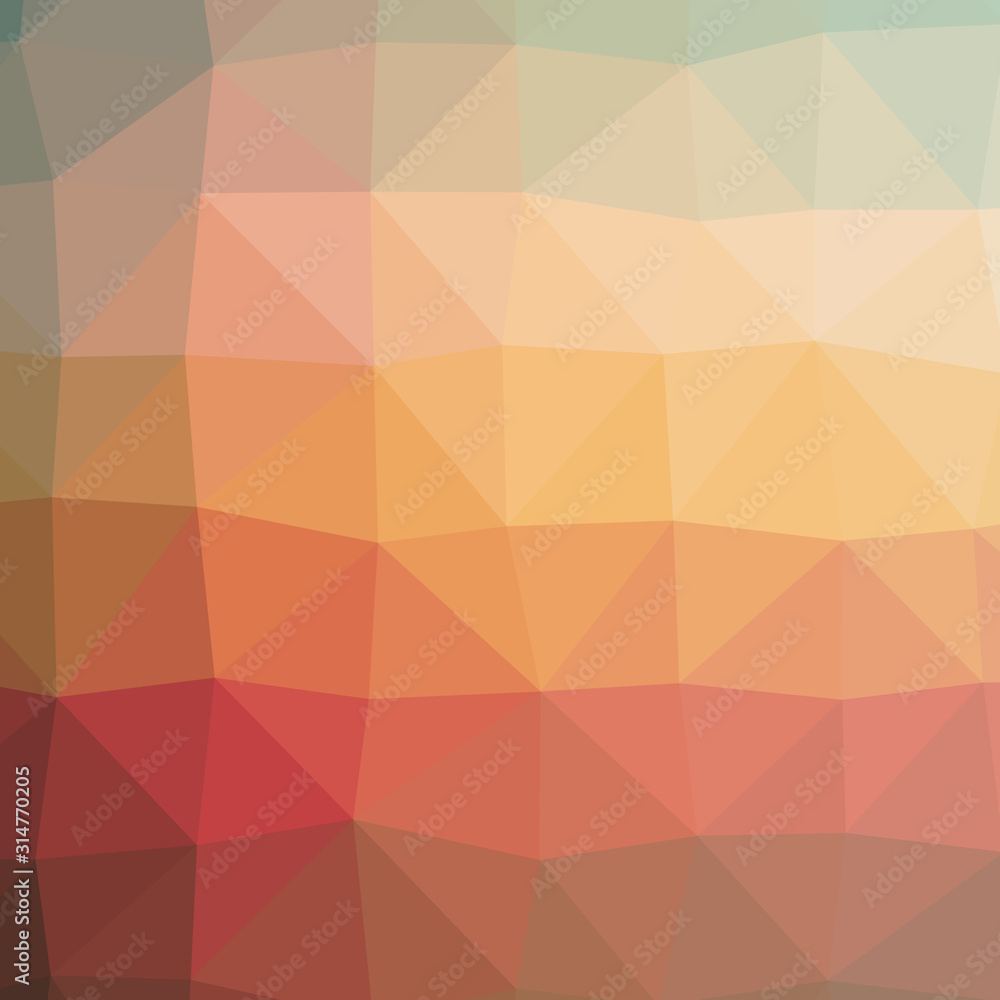 Obraz premium Abstract Low Polygon gradient Generative Art background illustration