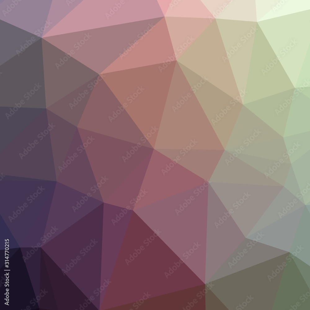 Obraz premium Abstract Low Polygon gradient Generative Art background illustration
