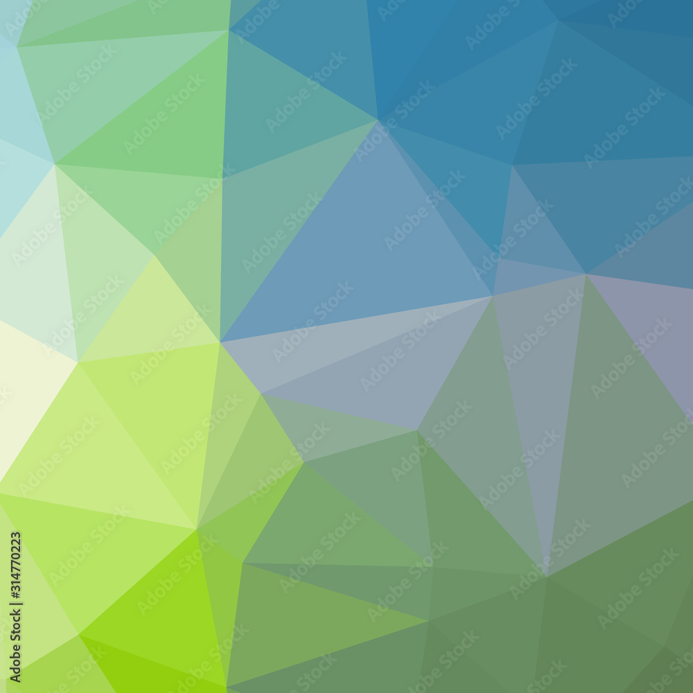 Obraz premium Abstract Low Polygon gradient Generative Art background illustration