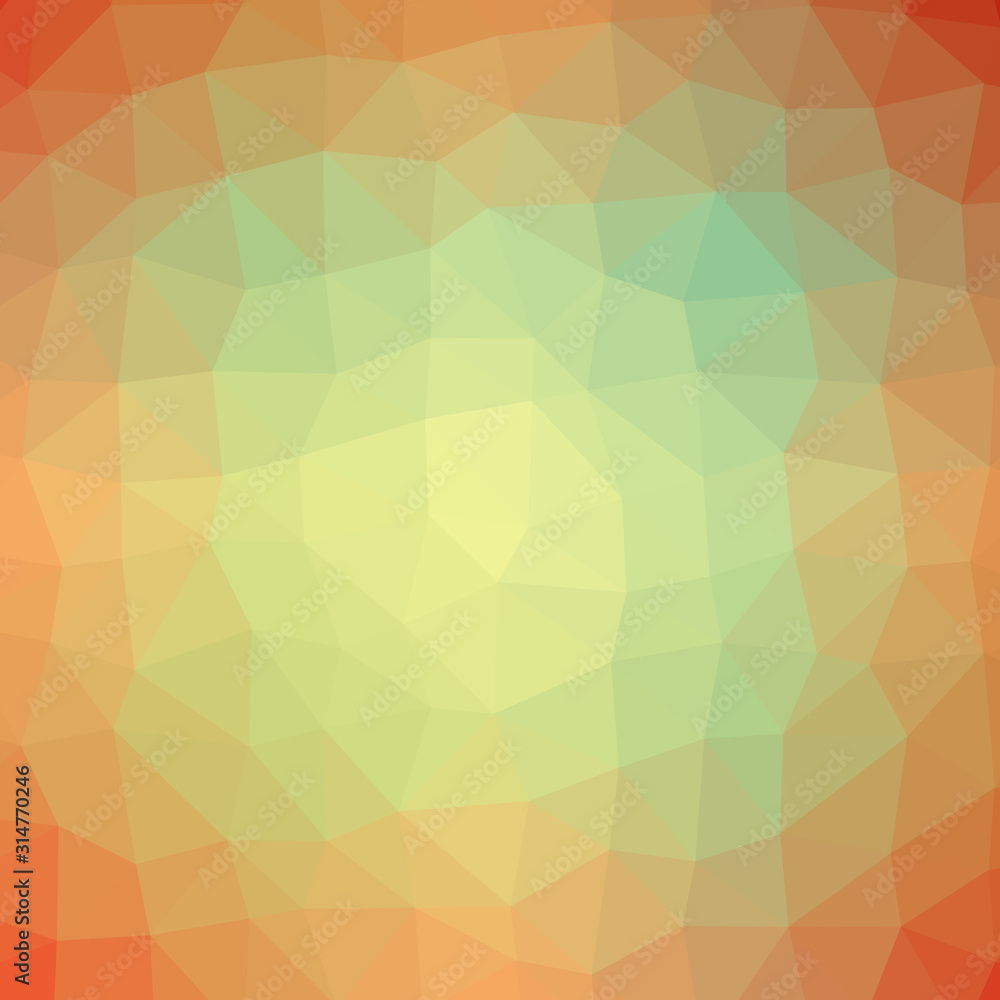 Obraz premium Abstract Low Polygon gradient Generative Art background illustration