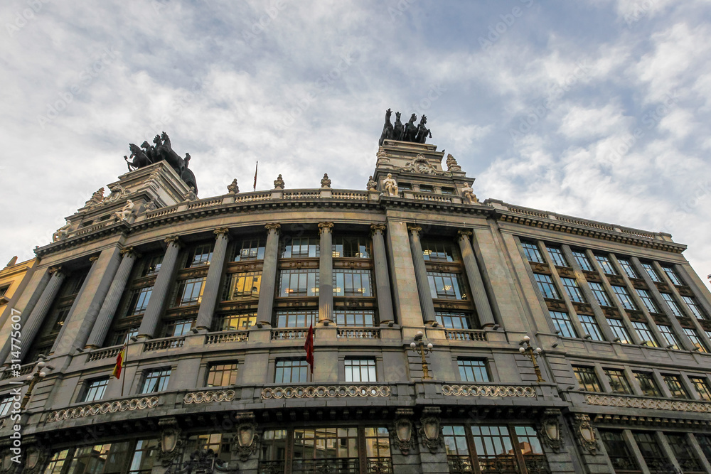 Fototapeta premium Urban landscape in Madrid.