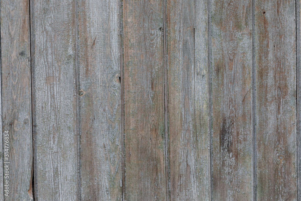 Naklejka premium The background is made of a wooden board. the texture of the brown tree.