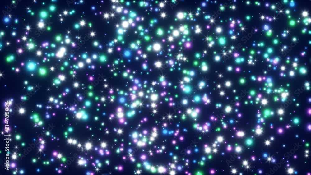 holiday, abstract blue background, flashing light and motion particles, loop holiday, abstract blue background, flashing light and motion particles, loop