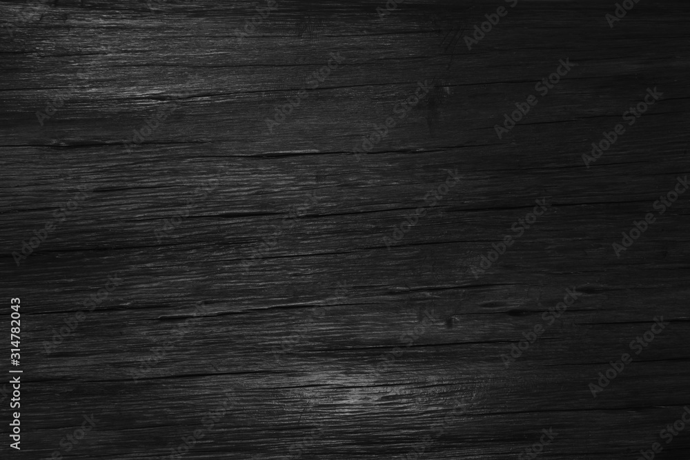 Wood black background. Dark Wooden surface, Top of table, Floor, wall