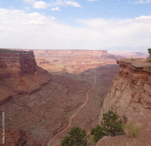 Early Summer in Utah: Overlooking the Shafer Trail in the Island in the Sky District of Canyonlands National Park
