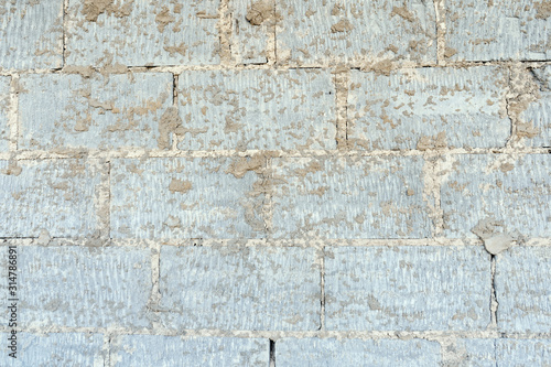 Background of old vintage brick wall texture.