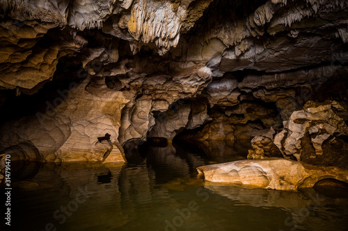 Limestone Caves in the jungle, Belize