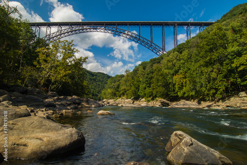 Картината върху платно New River Gorge Bridge in West Virginia