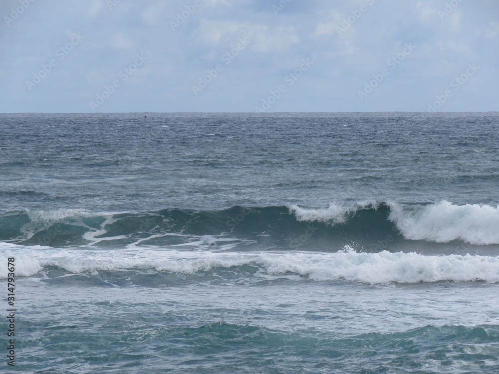 ocean, sea, waves, wave, water, beach, surf, blue, sky, coast, nature, foam, spray, summer, storm, australia, shore, pacific, breaking, landscape, surfing, sand, seascape, white, danger