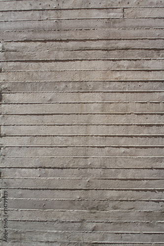 Concrete wall apparent texture pattern