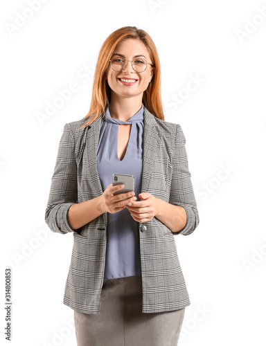 Portrait of beautiful busin...