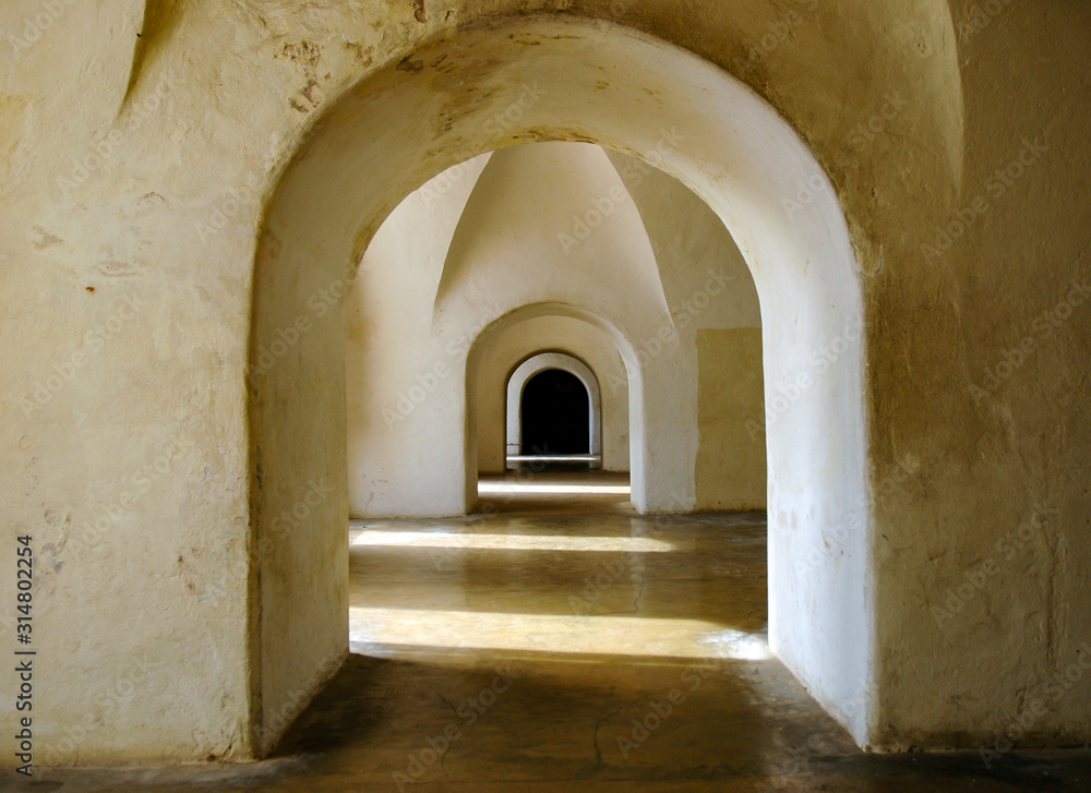 Arches in Puerto Rican Fort