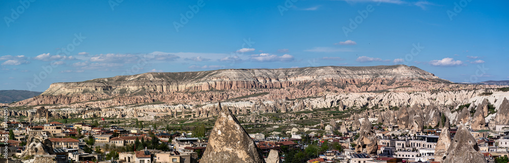 Landscape in Goreme, Cappadocia, Turkey.