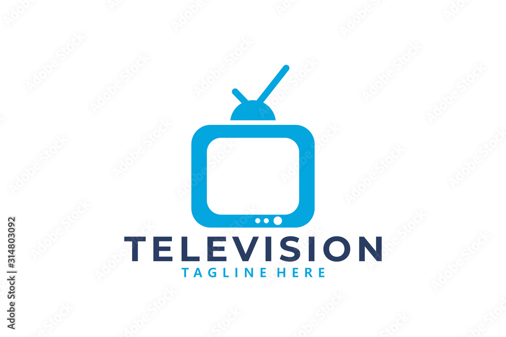 TV logo icon vector isolated TV logo icon vector isolated