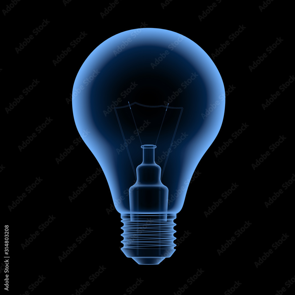 Lightbulb scan or x-ray