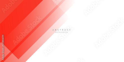 Simple Red White Abstract Background for Business Presentation Design.
