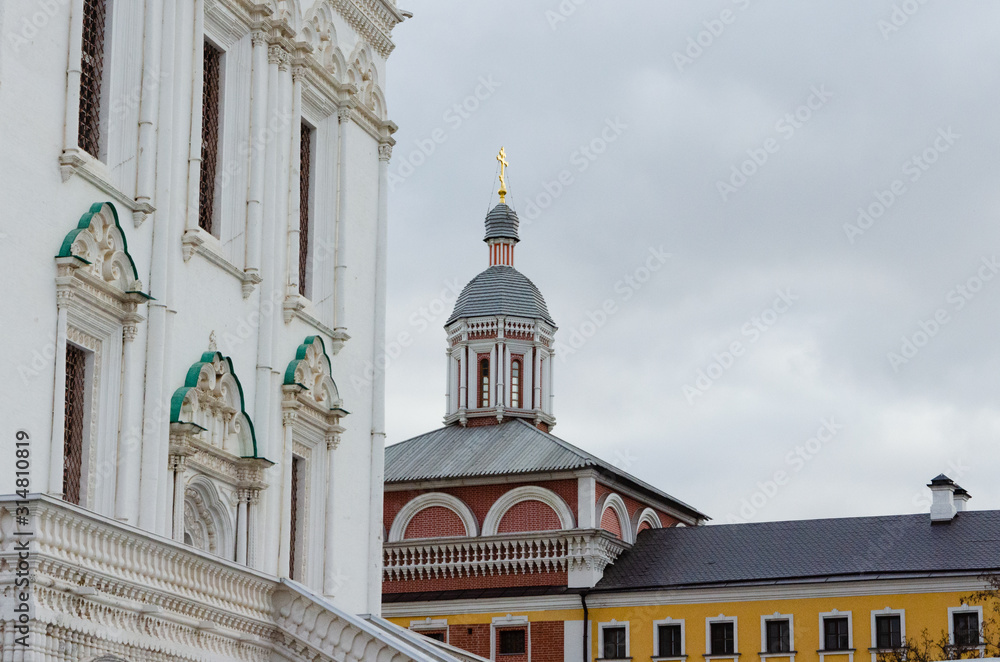 Fototapeta premium Elements of the architecture of the Bishop’s House of the Astrakhan Kremlin