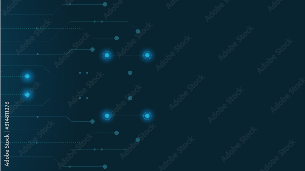Abstract geometric Circuit connect lines and dots.Simple technology graphic background.Illustration Vector design Network technology and Connection concept. Abstract geometric Circuit connect lines and dots.Simple technology graphic background.Illustration Vector design Network technology and Connection concept.