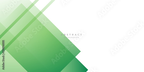 Green White Abstract Background for Presentation Design.