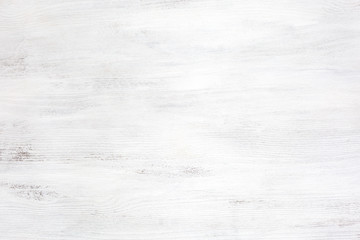 Old white wooden texture of rustic table.