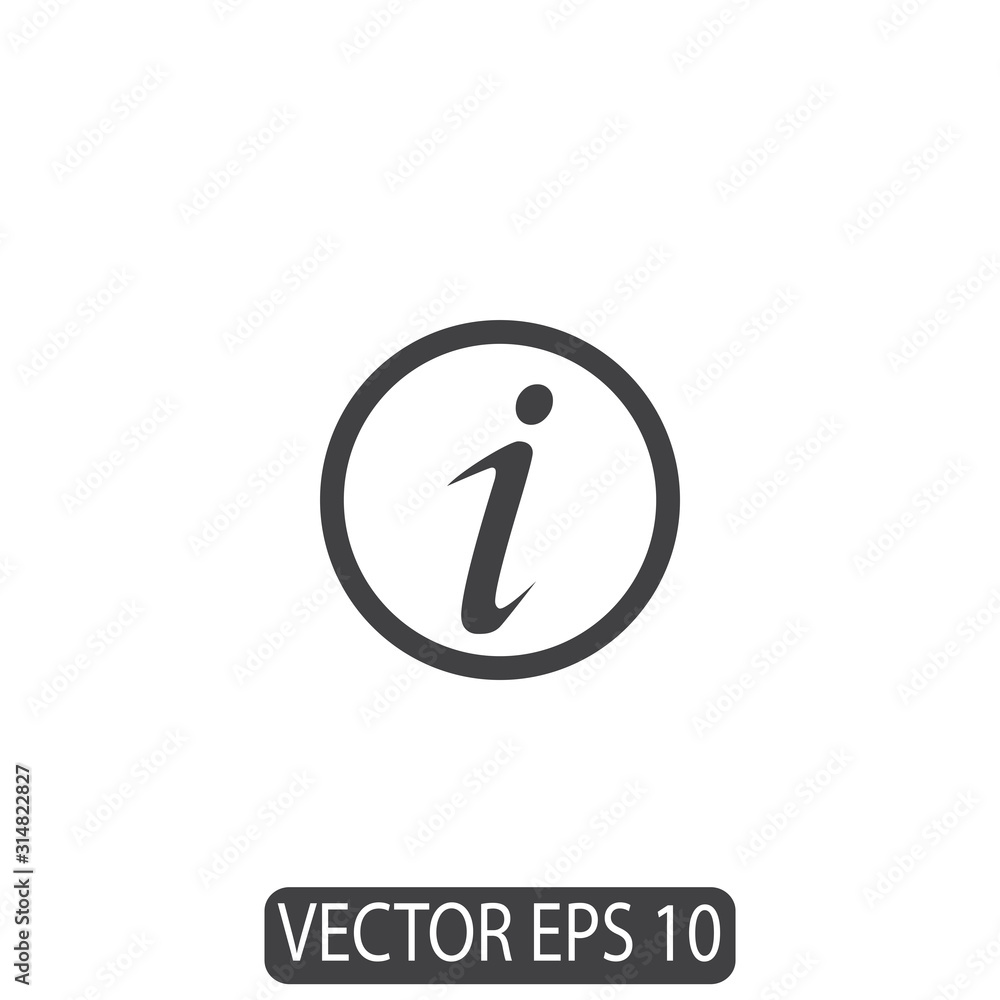 Information Icon Design, Vector Template Information Icon Design, Vector Template