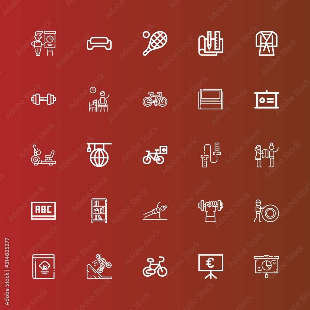 Editable 25 training icons for web and mobile Editable 25 training icons for web and mobile